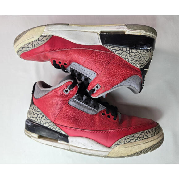 Air Jordan 3 Retro SE Unite Mid Red Gray Shoes Sneakers CK5692-600 Mens Size 10 main image 9